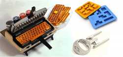 Corona Matic Waffle Maker Makes Keyboard Waffles